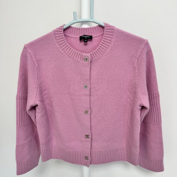 Chanel Pink Cardigan - Picture 2 of 10